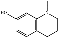 7-Quinolinol, 1,2,3,4-tetrahydro-1-methyl- 구조식 이미지