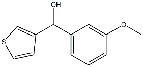 (3-METHOXYPHENYL)(THIOPHEN-3-YL)METHANOL 구조식 이미지