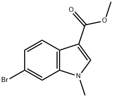 METHYL 5-BROMO-1-METHYL-1H-INDOLE-3-CARBOXYLATE Structure
