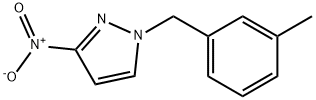 1-[(3-methylphenyl)methyl]-3-nitro-1H-pyrazole Structure