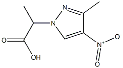 2-(3-Methyl-4-nitro-1H-pyrazol-1-yl)propanoic acid Structure