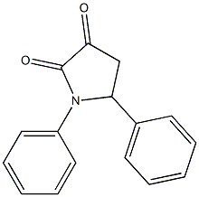 2,3-Pyrrolidinedione,1,5-diphenyl- 구조식 이미지