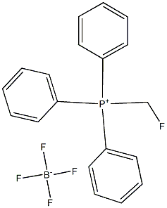 (Fluoromethyl)triphenylphosphonium tetrafluoroborate Structure
