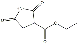 2,5-Dioxo-pyrrolidine-3-carboxylic acid ethyl ester Structure