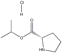 L-Proline, 1-methylethyl ester, hydrochloride 구조식 이미지