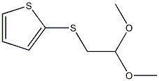 2-(2,2-dimethoxyethylsulfanyl)thiophene Structure
