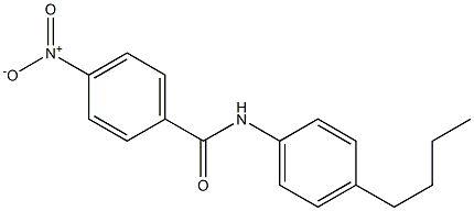 N-(4-n-Butylphenyl)-4-nitrobenzamide, 97% Structure