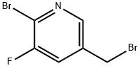 2-Bromo-5-bromomethyl-3-fluoro-pyridine 구조식 이미지