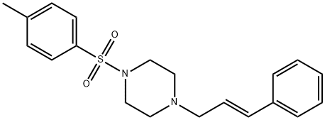 1-cinnamyl-4-tosylpiperazine Structure