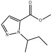 methyl 1-sec-butyl-1H-pyrazole-5-carboxylate 구조식 이미지