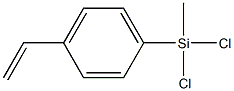 Silane, dichloro(4-ethenylphenyl)methyl- Structure