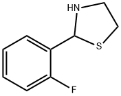 2-(2-fluorophenyl)-1,3-thiazolidine Structure