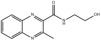 N-(2-hydroxyethyl)-3-methylquinoxaline-2-carboxamide 구조식 이미지