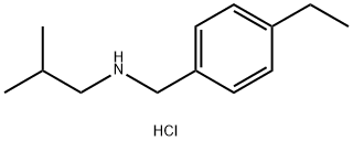 [(4-ethylphenyl)methyl](2-methylpropyl)amine hydrochloride 구조식 이미지