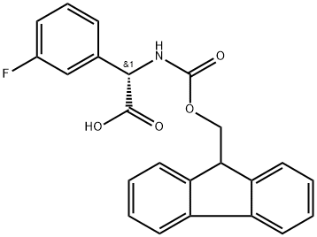 N-Fmoc-DL-3-FluoroPhenylglycine Structure