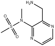 N-(3-(aminomethyl)pyrazin-2-yl)-N-methylmethanesulfonamide acetate Structure