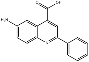 6-amino-2-phenylquinoline-4-carboxylic acid 구조식 이미지