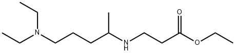 ethyl 3-{[5-(diethylamino)pentan-2-yl]amino}propanoate 구조식 이미지
