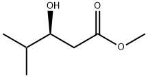 methyl(S)- 3-hydroxy-4-methylpentanoate 구조식 이미지