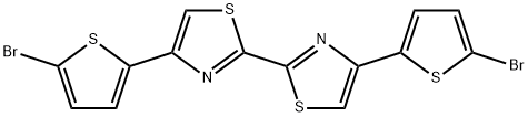 5,5'-Bis(5-bromothiophen-2-yl)-2,2'-bithiazole 구조식 이미지