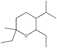 5-ISOPROPYL-2,6-DIETHYL-2-METHYLTETRAHYDRO-2H-PYRAN Structure