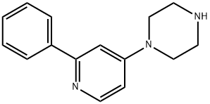 Piperazine, 1-(2-phenyl-4-pyridinyl)- Structure