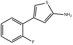 4-(2-Fluoro-phenyl)-thiophen-2-ylamine Structure
