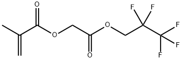 2-oxo-2-(2,2,3,3,3-pentafluoropropoxy)ethyl methacrylate Structure