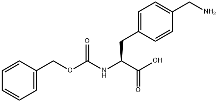 N-Cbz-L-4-aminomethylPhenylalanine 구조식 이미지