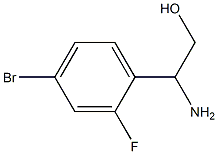 2-AMINO-2-(4-BROMO-2-FLUOROPHENYL)ETHAN-1-OL 구조식 이미지