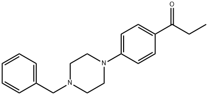 1-(4-(4-benzylpiperazin-1-yl)phenyl)propan-1-one Structure