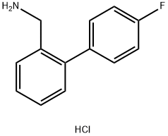 (4'-fluorobiphenyl-2-yl)methanamine 구조식 이미지