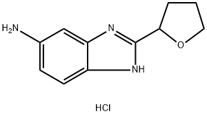 2-(Oxolan-2-yl)-1H-1,3-benzodiazol-5-amine dihydrochloride 구조식 이미지