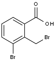 3-Bromo-2-bromomethyl-benzoic acid Structure