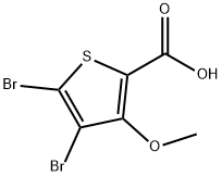 4,5-dibromo-3-methoxythiophene-2-carboxylic acid Structure