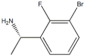 (1S)-1-(3-BROMO-2-FLUOROPHENYL)ETHANAMINE Structure