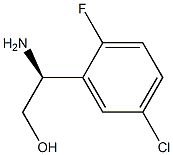 (2S)-2-AMINO-2-(5-CHLORO-2-FLUOROPHENYL)ETHAN-1-OL 구조식 이미지