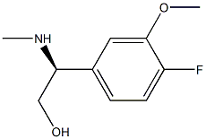 (2S)-2-(4-FLUORO-3-METHOXYPHENYL)-2-(METHYLAMINO)ETHAN-1-OL Structure