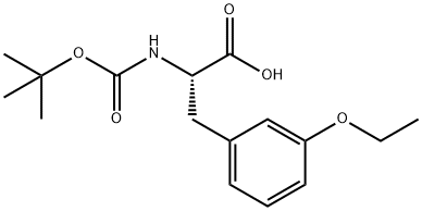N-Boc-L-3-ethoxy-Phenylalanine 구조식 이미지