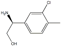 (2S)-2-AMINO-2-(3-CHLORO-4-METHYLPHENYL)ETHAN-1-OL Structure