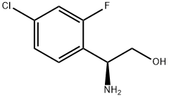 (2S)-2-AMINO-2-(4-CHLORO-2-FLUORO-PHENYL)ETHANOL Structure