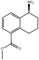 METHYL(5S)-5-AMINO-5,6,7,8-TETRAHYDRONAPHTHALENECARBOXYLATE Structure