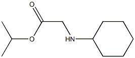 RS-Cyclohexylglycine 1-methylethyl ester 구조식 이미지