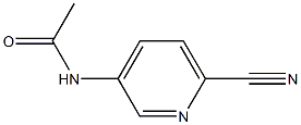 N-(6-Cyanopyridin-3-yl)acetamide Structure