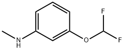 3-(difluoromethoxy)-N-methylaniline 구조식 이미지