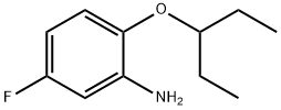 5-Fluoro-2-(pentan-3-yloxy)aniline Structure