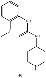 1-(2-Methoxyphenyl)-3-(piperidin-4-yl)urea hydrochloride Structure