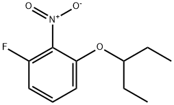 1-Fluoro-2-nitro-3-(pentan-3-yloxy)benzene Structure