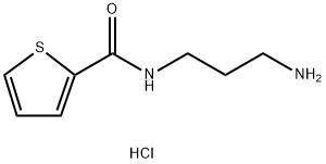 N-(3-aminopropyl)thiophene-2-carboxamide hydrochloride 구조식 이미지