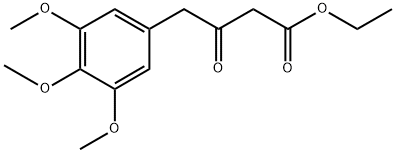 ethyl 3-oxo-4-(3,4,5-trimethoxyphenyl)butanoate Structure